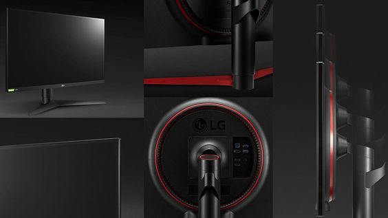 Màn hình LG 27GN750-B - Tinh thần gaming đậm nét từ thiết kế bên ngoài